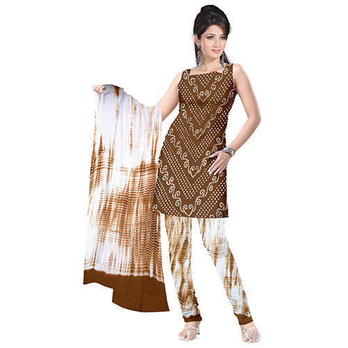 Bandhani Cotton Silk Suit