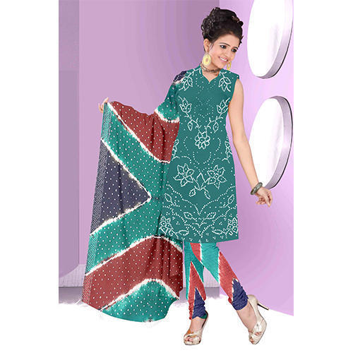 Bandhani Print Suit