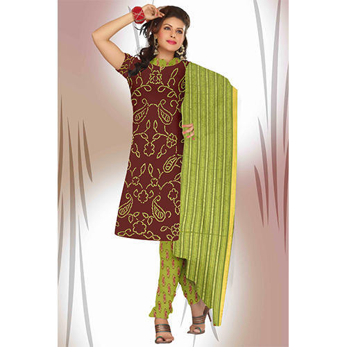Bandhej Print Suit