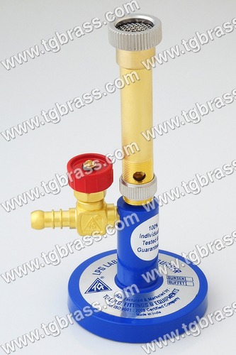 Laboratory Bunsen Burner with Needle Valve Type Tap