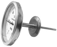 Back Mount Type Sanitary Bimetal Thermometer External Size: 2 / 2.5 / 3 / 4 / 5 / 6 Inch (in)