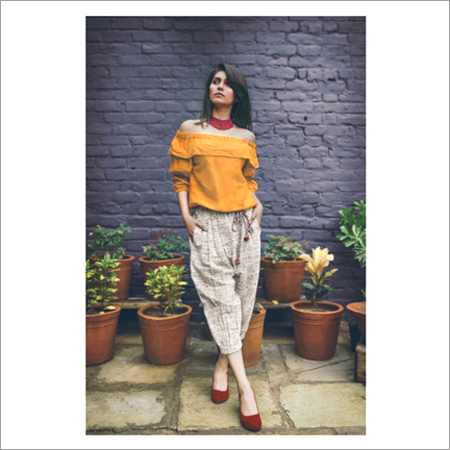 Ladies Pure Khadi Top and Bottom