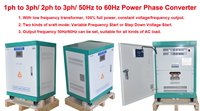 10KW 3 Phase 220V 60Hz to 3 Phase 380V 50hz voltage converter