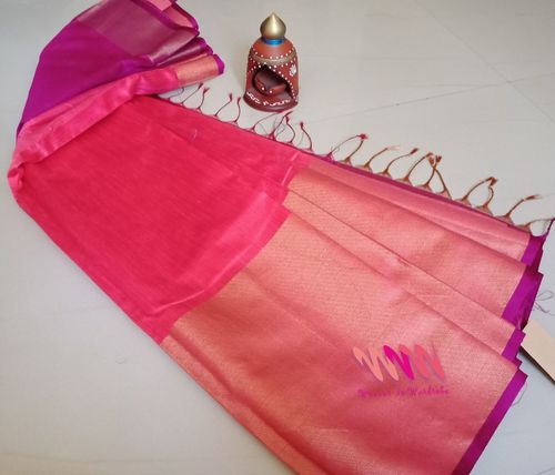 Ladies Tussar Silk Saree