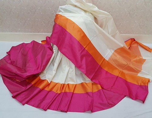 Ladies Tussar Silk Saree (Satvik Silk)