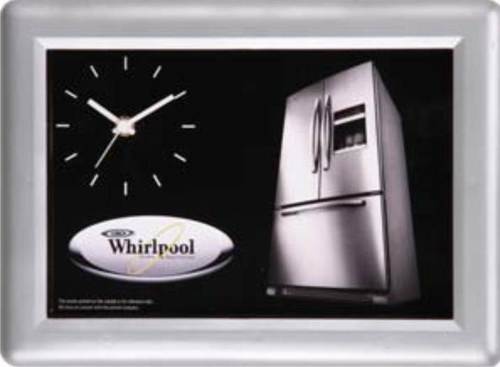 Whirlpool Silver Coated Wall Clock