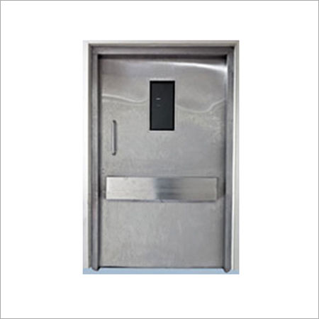 Sliver Steel Door