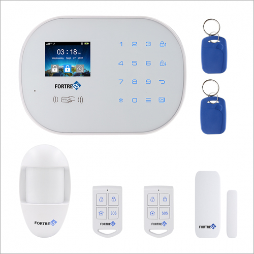 S6 Alarm System - Wireless Max Range 150ft | RFID Access LCD Control Panel Remote Operation Durable & Reliable Security Solution
