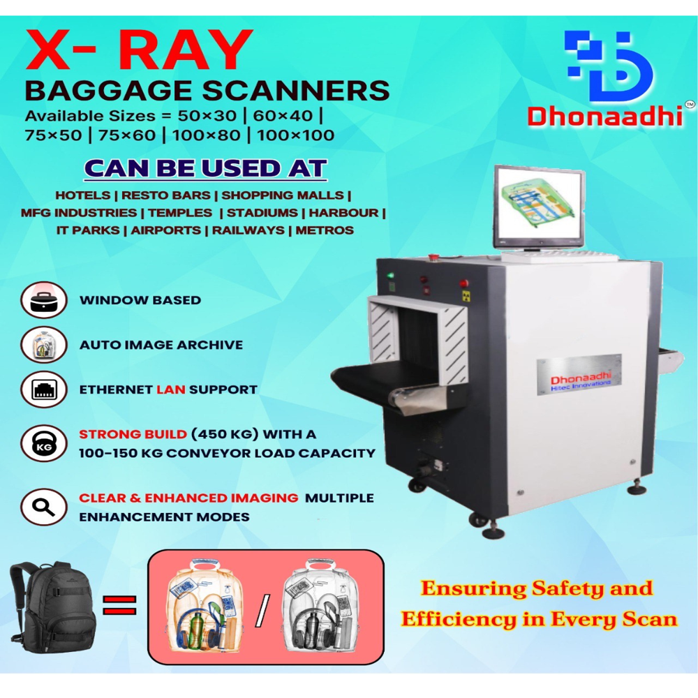 X Ray Baggage Scanner - High Resolution X-Ray Imaging, Compact Ergonomic Handheld Design, Short to Medium Range with USB Connectivity