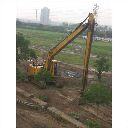 Long Boom Excavator for Hiring & Rent