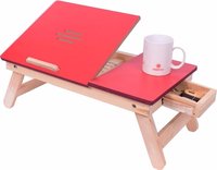 Foldable Laptop Table With DRAWER