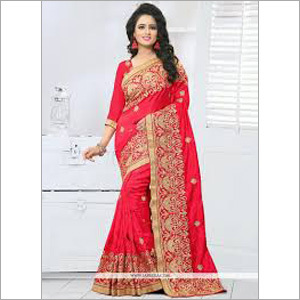 Ladies Stone Work Saree