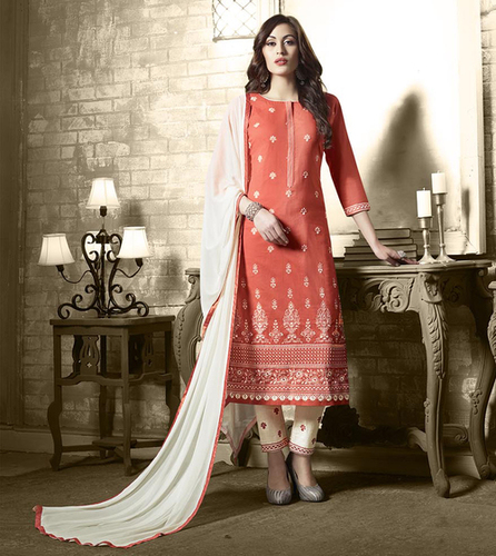 Peach Bridal Salwar Suits