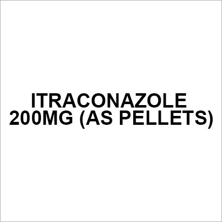 Itraconazole 200Mg (As Pellets) Application: Bacteria