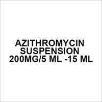Azithromycin suspension 200mg 5 ml -15 ml