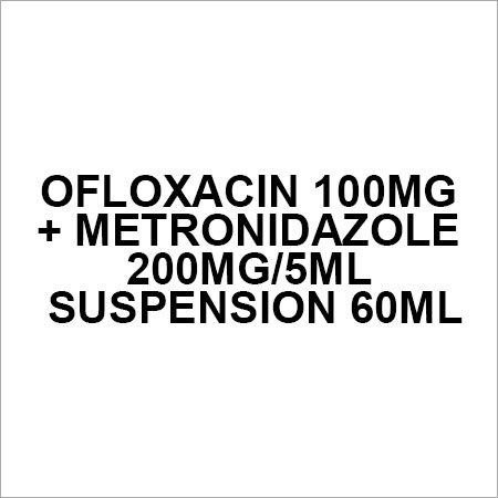 Ofloxacin 100mg + Metronidazole 200mg 5ml Suspension 60ml