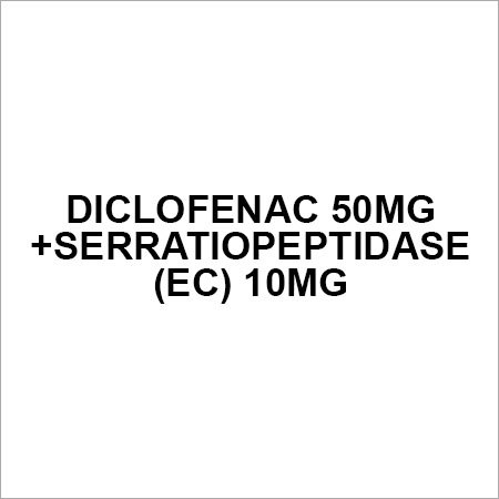 Diclofenac 50mg+Serratiopeptidase(EC) 10mg