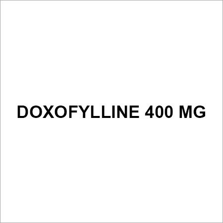 Doxofylline 400 Mg Application: Used In The Treatment Of Asthma