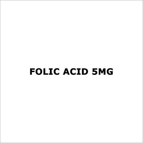 Folic acid 5mg