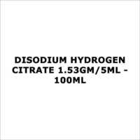 Citrato Disodium 1.53gm 5ml - 100ml del hidrgeno