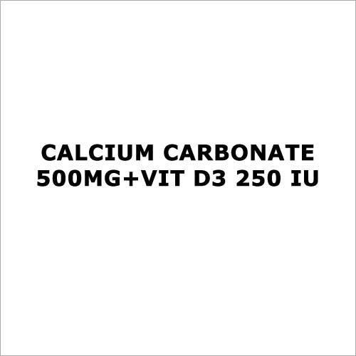 Calcium carbonate 500mg+Vit D3 250 IU