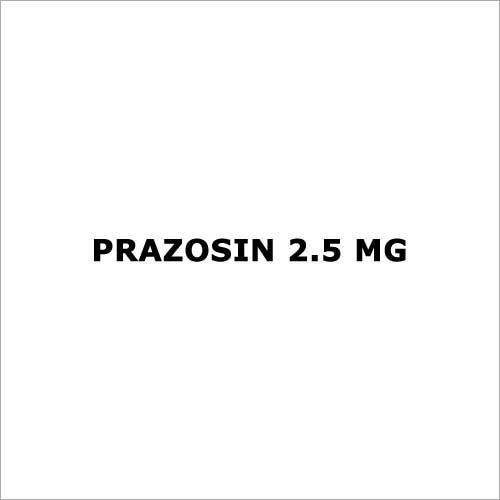Prazosin 2.5 mg