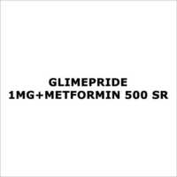 Glimepride 1mg+Metformin 500 SR