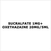 Sucralfate 1mg+Oxethazaine 20mg 5ml