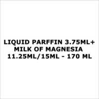 Liquid Parffin 3.75ml+Milk of Magnesia 11.25ml 15ml - 170 ml