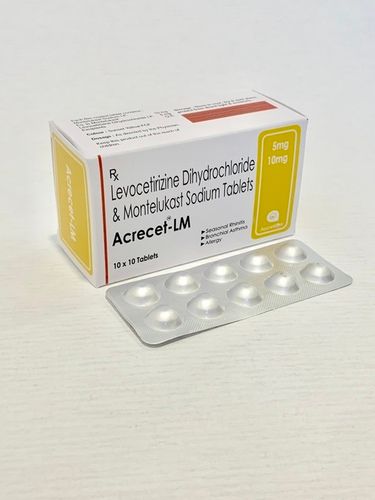 Montelukast 10 Mg+Levocetrizine 5Mg Tablets