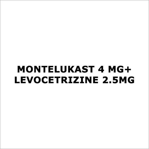 Montelukast 4 mg+Levocetrizine 2.5mg