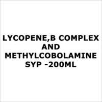 Lycopene,B complex and methylcobolamine syp -200ml