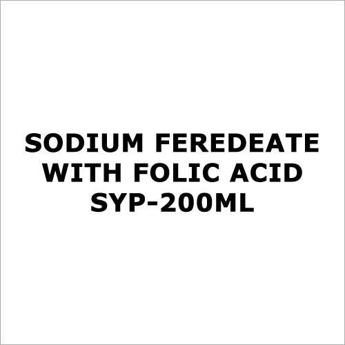 Sodium Feredeate with Folic acid syp-200ml