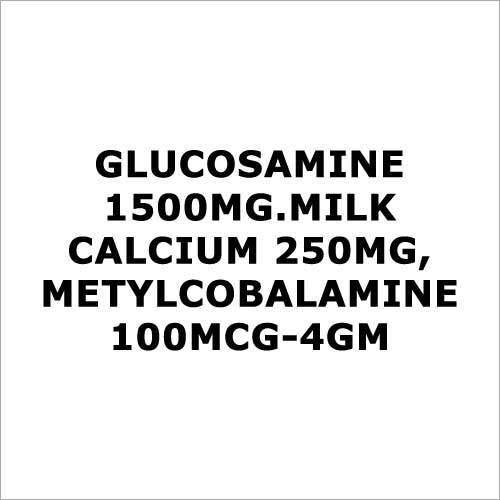 Glucosamine 1500mg.Milk calcium 250mg,Metylcobalamine 100mcg-4gm