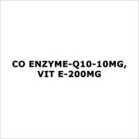 Co enzyme-Q10-10mg,Vit E-200mg