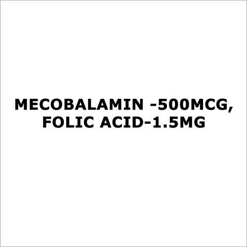 Mecobalamin -500mcg,Folic acid-1.5mg