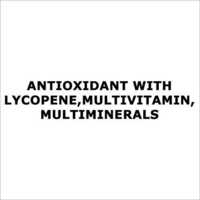 Antioxidante con el lycopene, Multivitamin, Multiminerals