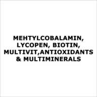 Mehtylcobalamin,Lycopen, biotin,multivit,Antioxidants & multiminerals