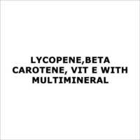 Lycopene,beta carotene, Vit E with multimineral