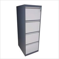 4 Drawer Filing Cabinet - Metal, 70x40x120cm, Grey | Durable Design, Easy Access, Secure Storage, Efficient Filing, Space Saving