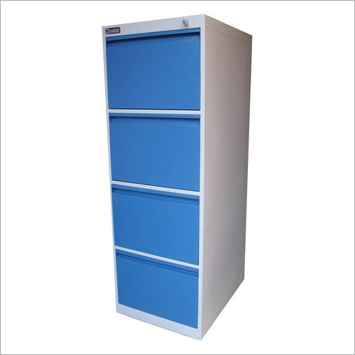 4 Drawer Blue Filing Cabinet