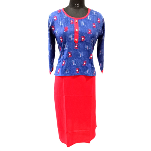 Ladies Round Neck Kurtis