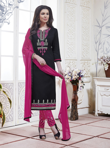 Black & Pink Girl Salwar Kameez