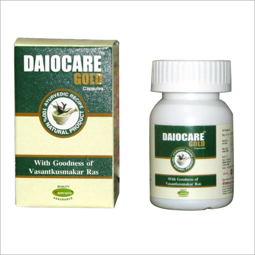 Daiocare Gold Capsules - Herbal Extract Green Capsules, Ayurvedic Joint Support, Immunity Boost