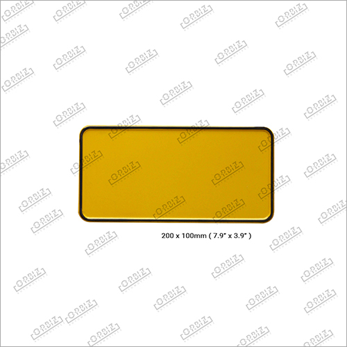 Taxi Bike Back Number Plate