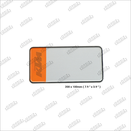 Ktm Bike Back Number Plate