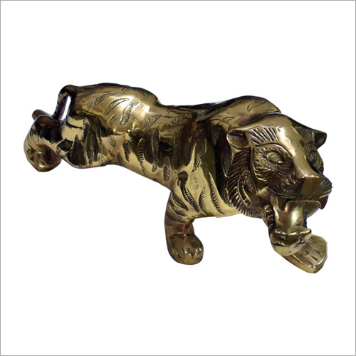 Brass Decorative Standing Lion