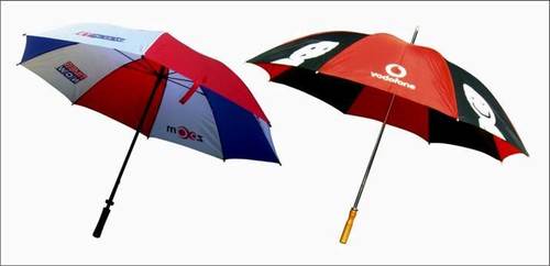 Chrome Hnd Opn  Golf Umbrella