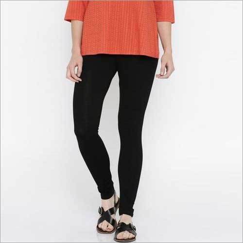 Ladies Ankle Length Leggings - 44 Inch, Sizes S-XXL | Trendy Design, Anti Wrinkle, Breathable, All Season Washable Fabric