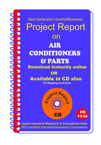 Air Conditioners and Parts manufacturing ebook